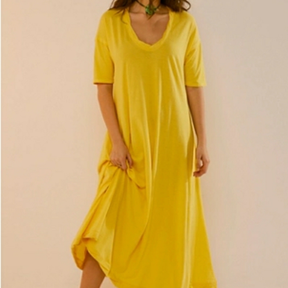 Free People Carter T Shirt Dress NWT  XS